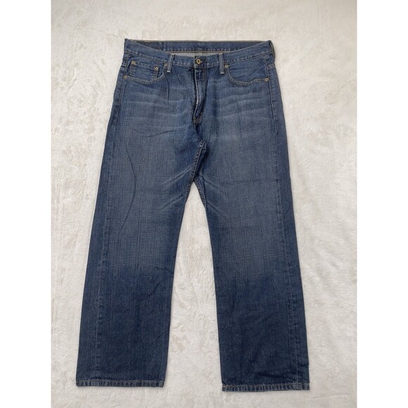 Levi's Jeans Men's 569 Loose Straight Fit Denim Size 36x32 Medium Wash - Picture 7 of 11